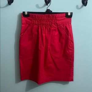 Mid thigh length skirt